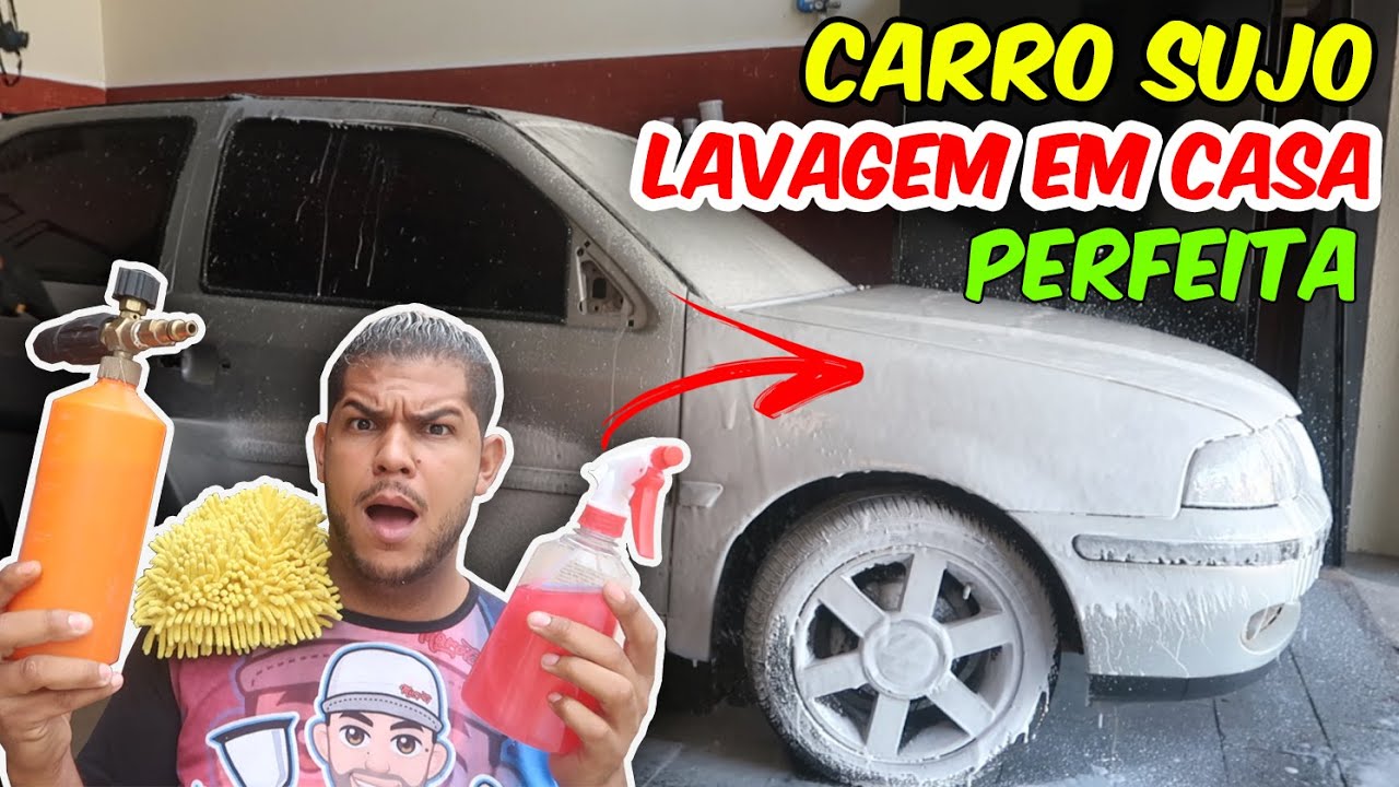 COMO LAVAR CARRO EM CASA CORRETAMENTE  - PASSO A PASSO!