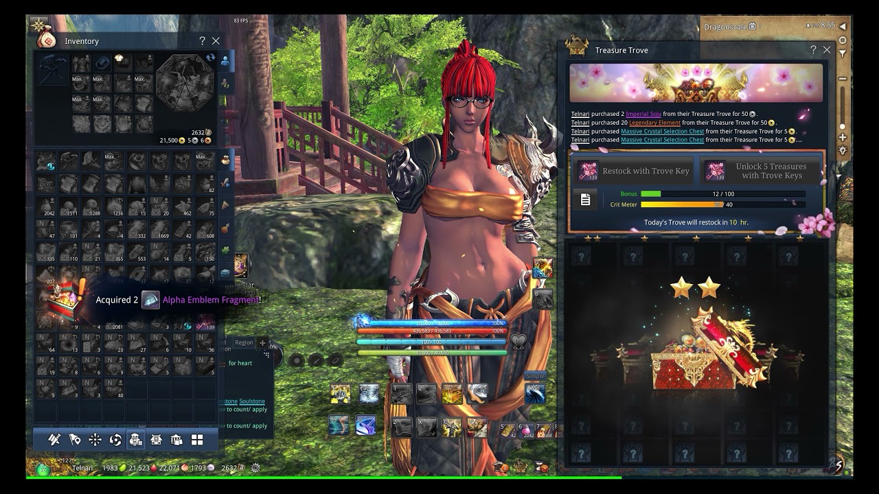 Blade and soul TREASURE TROVE (350 Keys) Spring trove 2021│BnS EU