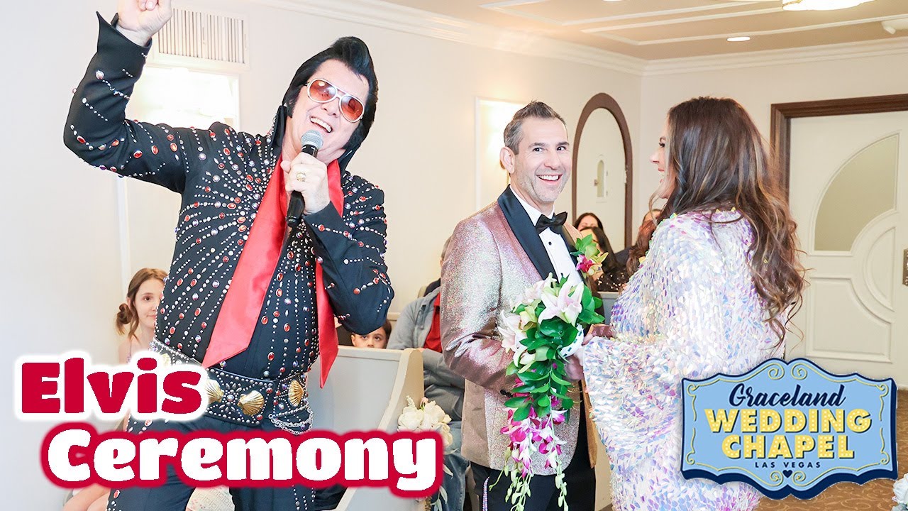 Frankie & Terra's Elvis Ceremony in Las Vegas | Graceland Chapel