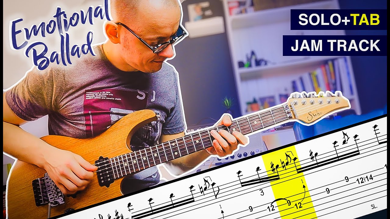 Emotional Ballad Guitar Solo in E | incl. Guitar TABS (Suhr Modern)
