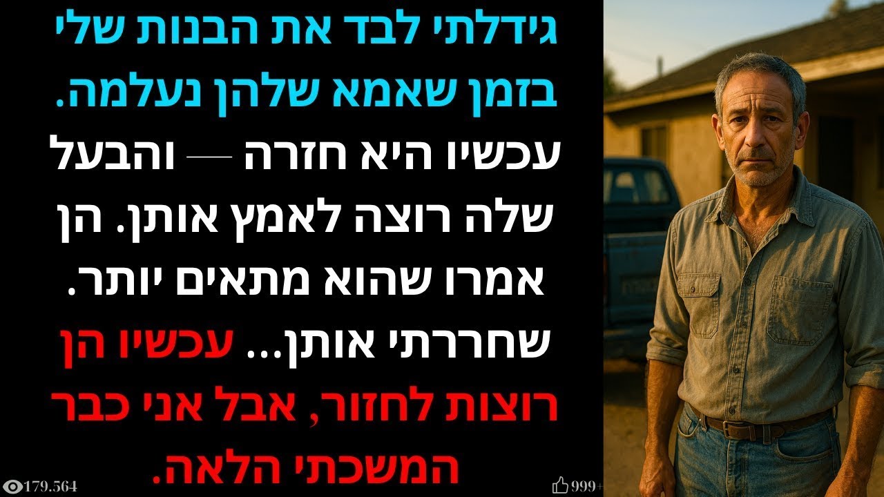 גידלתי לבד את הבנות שלי בזמן שאמא שלהן נעלמה. עכשיו היא חזרה — והבעל שלה רוצה לאמץ אותן. הן אמרו..