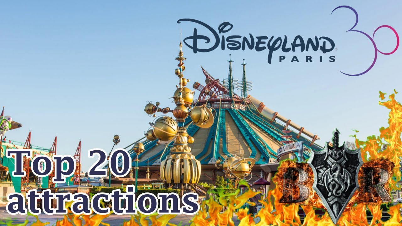 Top 20 attractions Disneyland Paris & Walt Disney Studios Park 2024