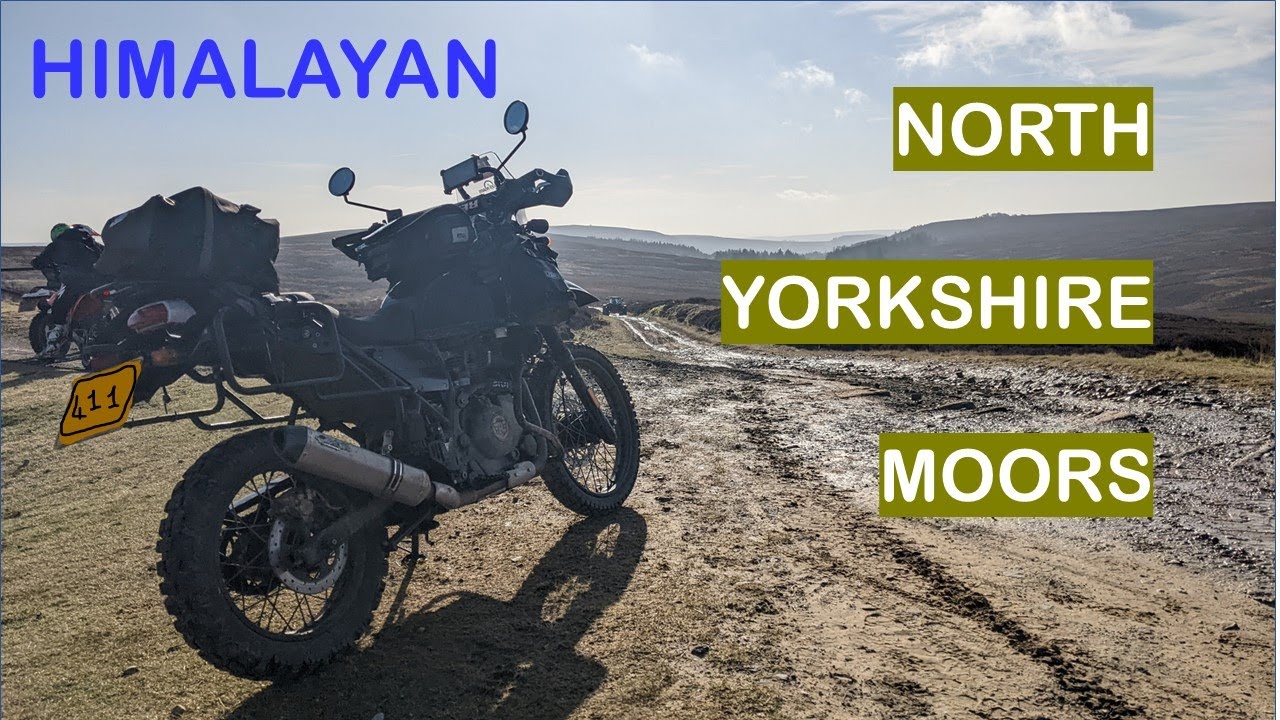 R. Enfield Himalayan - Summer Trail Riding around North Yorkshire Moors [4K]