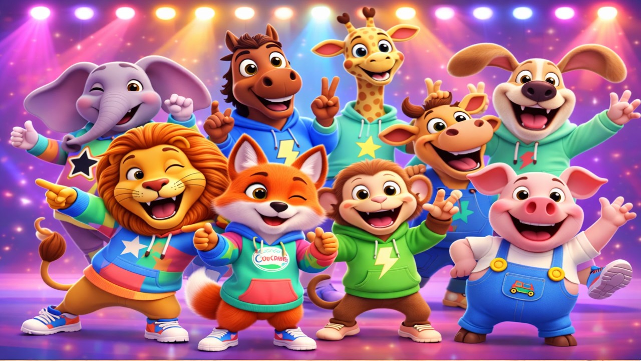 Animal Dance Party-Ritmo+Música+Animales=El Mejor Show de Baile Infantil | No Podrán Parar de Bailar