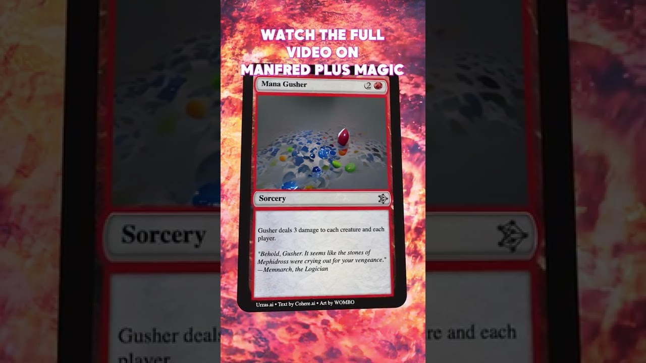 My Top 10 URZAS.AI Sorcery Cards Number 5 ┃ urzas.ai Cards ┃Manfred Plus Magic