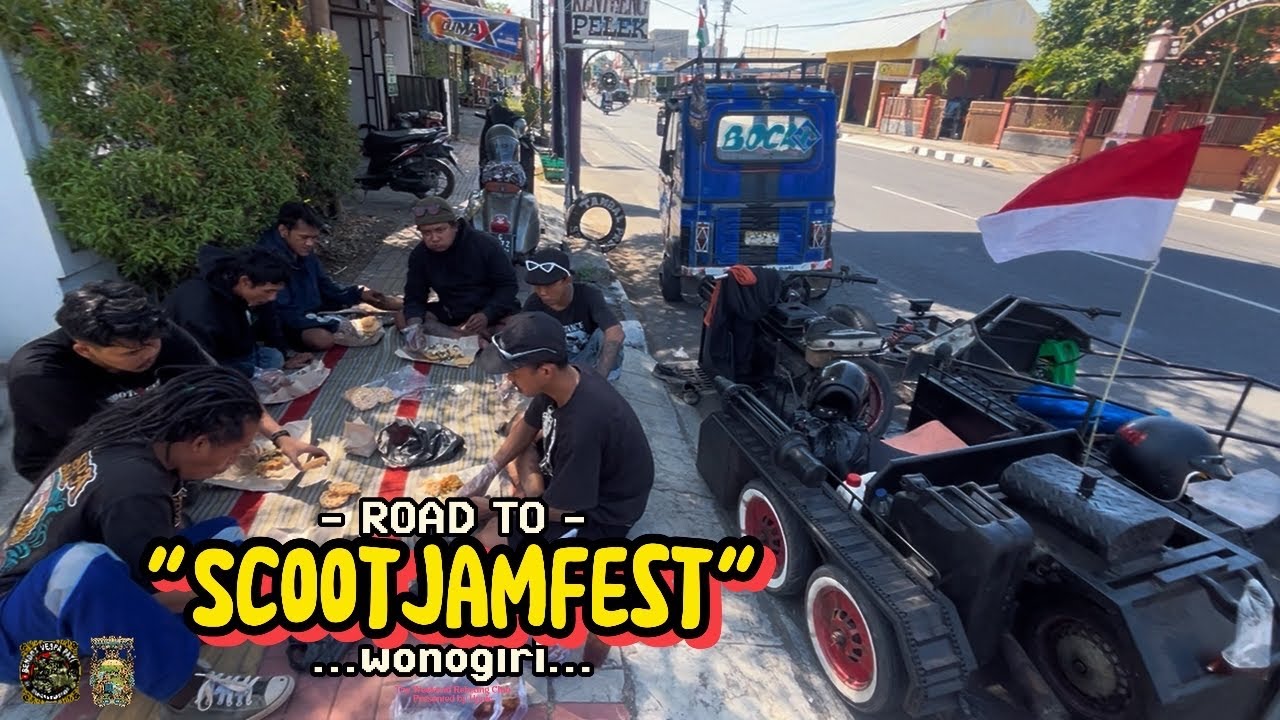SCOOTJAMFEST RAHAYU WONOGIRI - TOURING VESPA PART1