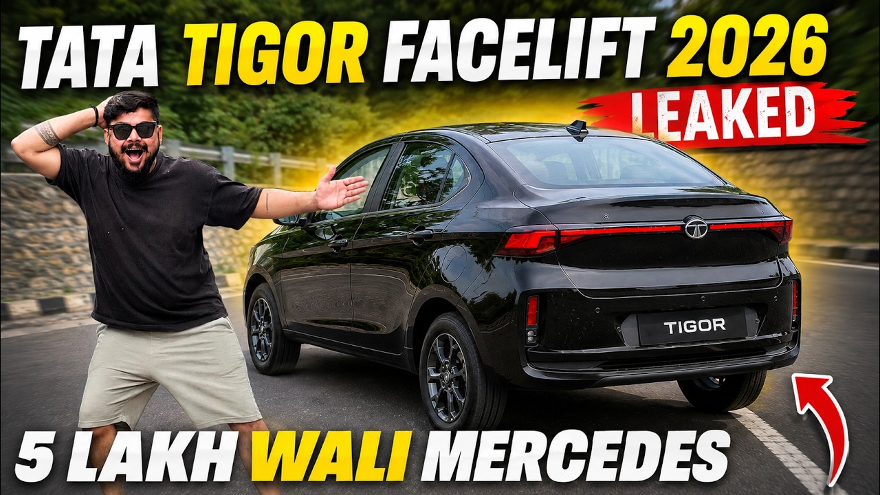 2026 Tata TIGOR Facelift *LEAKED* | Full LUXURY - Swift Dzire Rival | New Gen Tigor