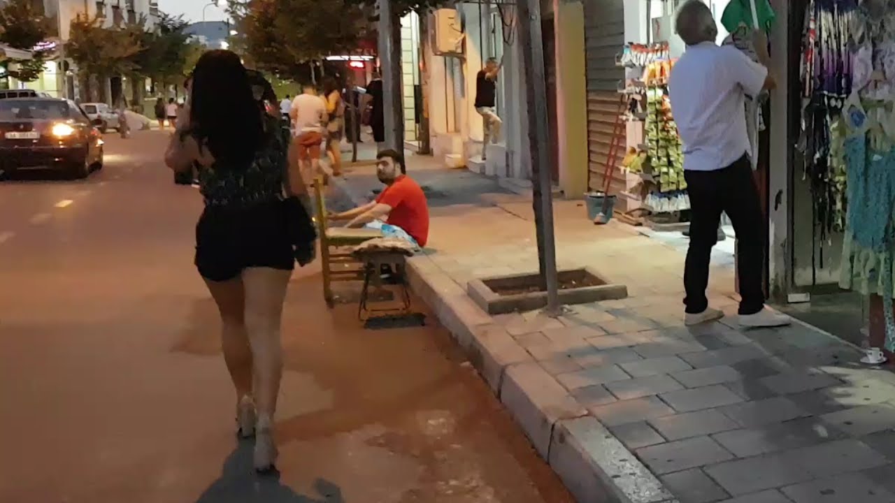 Nightlife Walking in Tirana Albania!