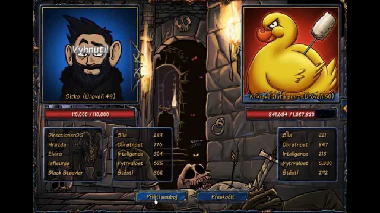Sfgame-w1 Soul Eater VS žlut&aacute; Smrt /1 Podzem&iacute;
