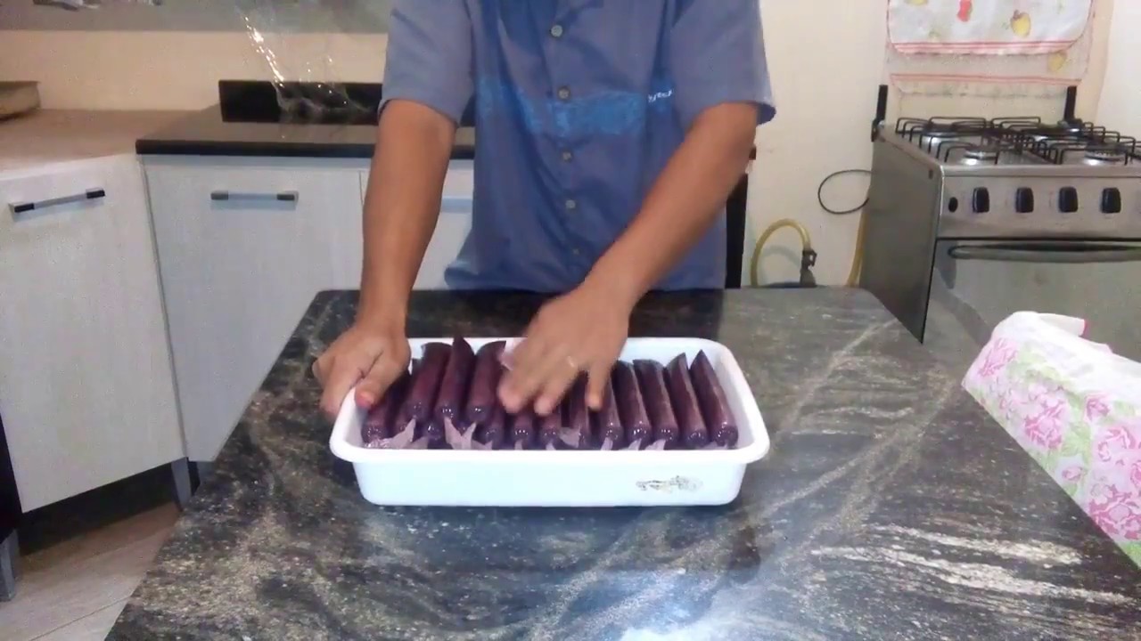 #geladinho de açaí cremoso
