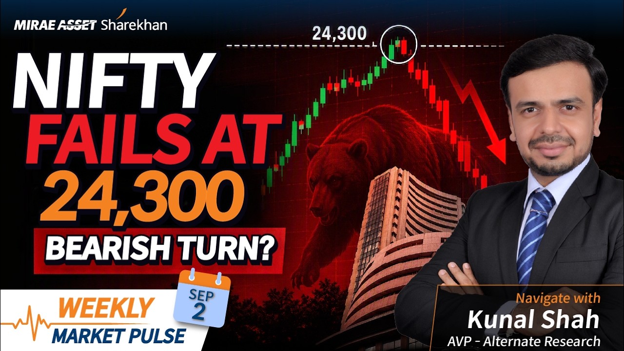Nifty faces rejection at 24,300, tests support at 24,050. IT & Healthcare on radar | Markets Today