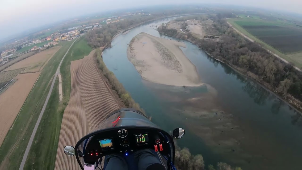 Volo serale sull'Adige Corrado e Marco TWINFOX