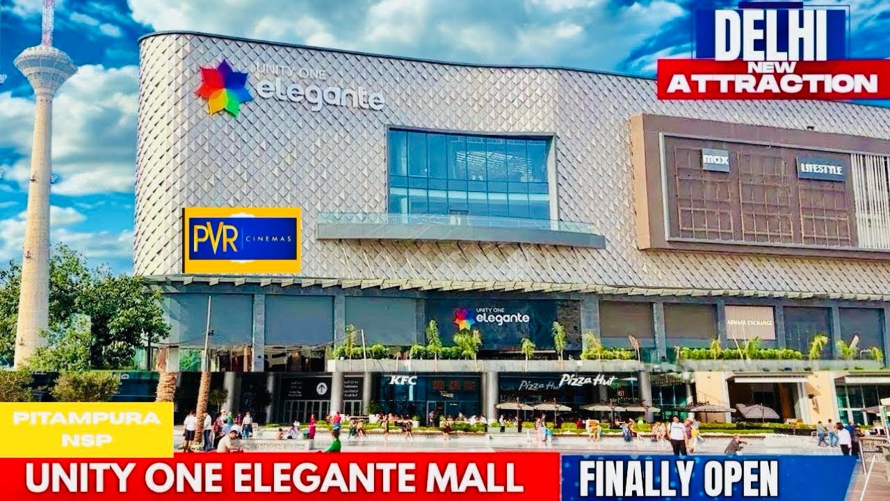 Unity One Elegante Mall full tour 😍I Pitampura Nsp Delhi.