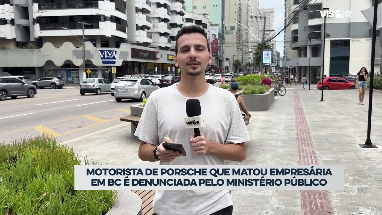 Motorista de porsche que matou empresária em BC é denunciada pelo Ministério Público