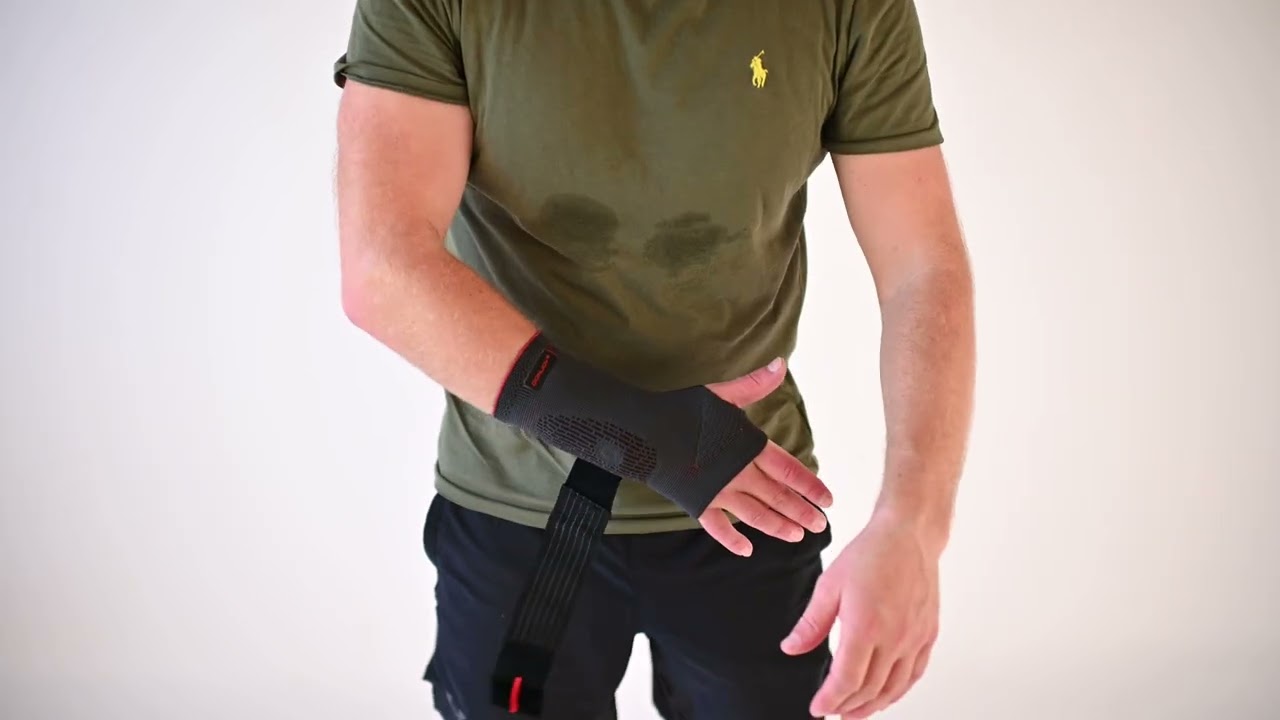 Monteringsvejledning af DonJoy Manuforce håndledsbandage