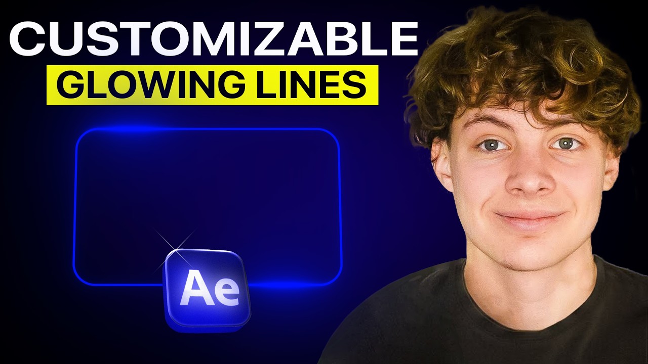 How to create Glowing Outlines in After Effects (under 2 minutes)