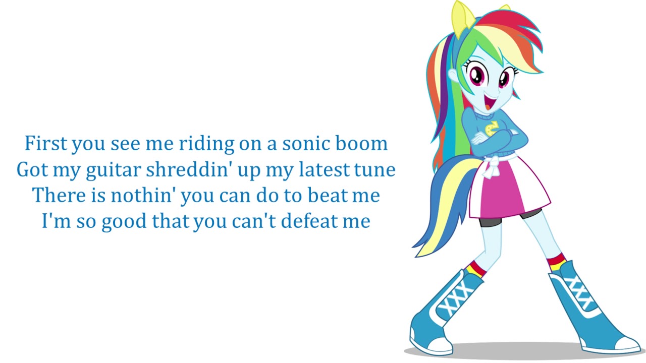 My Little Pony - Equestria Girls Awesome As I Wanna Be Lyrics