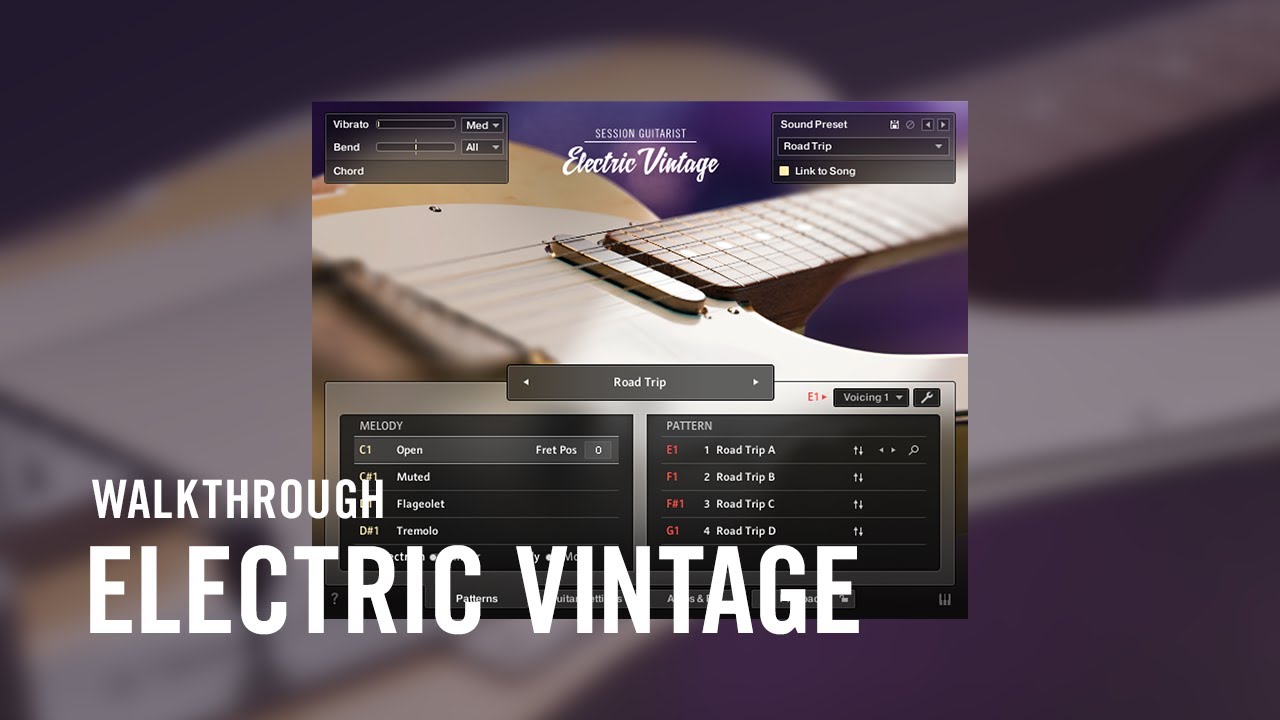 ELECTRIC VINTAGE: пошаговое руководство | Native Instruments