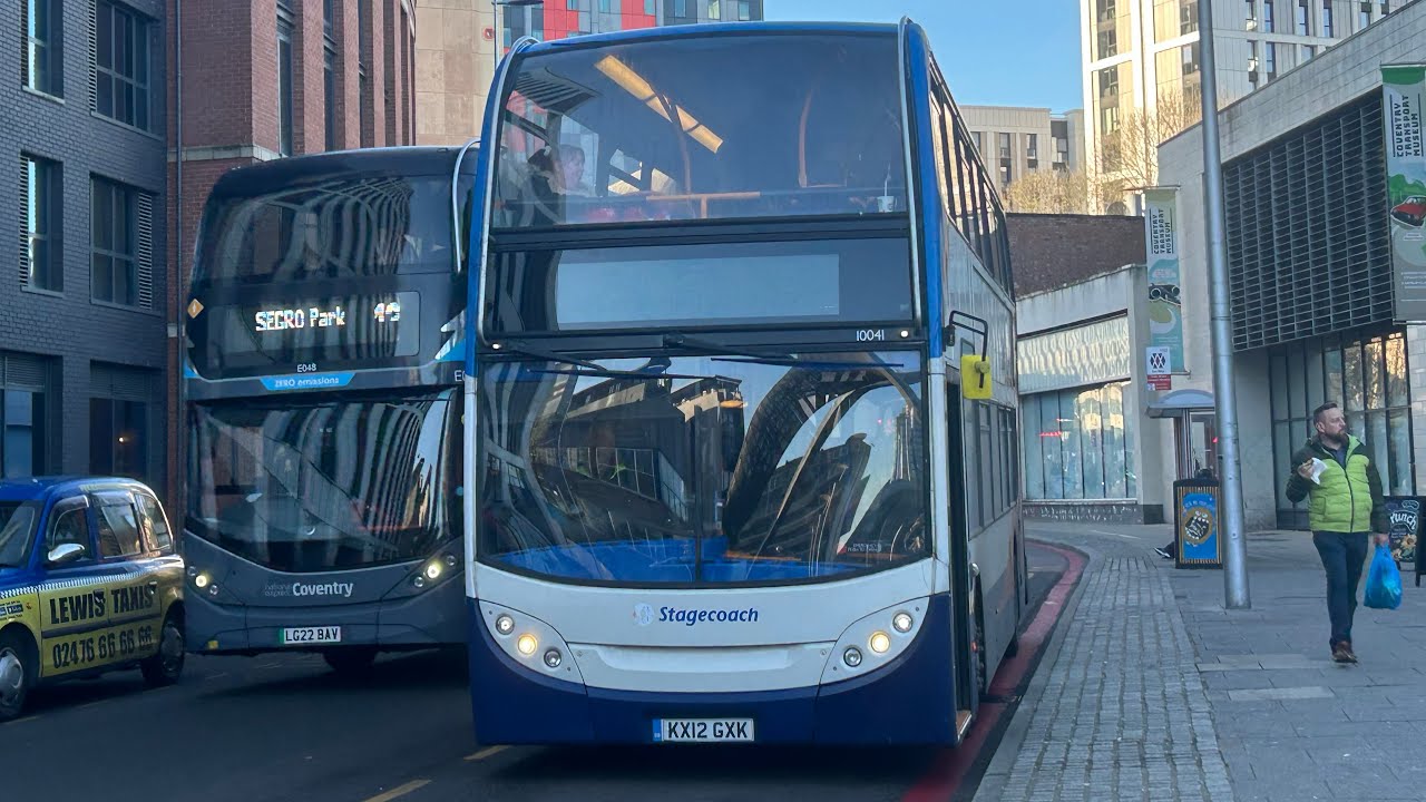 Buses in Coventry city centre(31/12/2025)