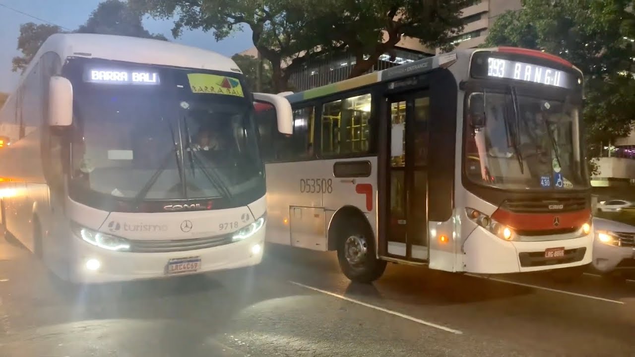 Horário de rush | Movimentação de ônibus na Cidade Nova