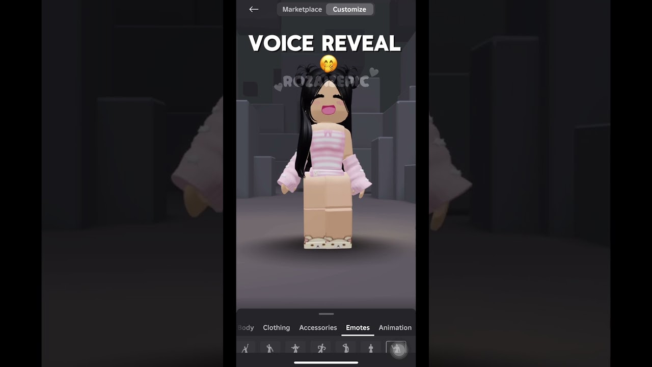 Voice reveal 😝 | #trending #roblox #voice reveal