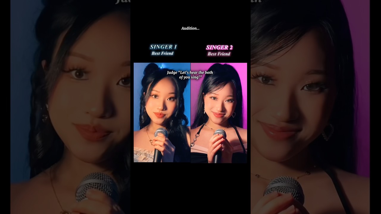 #pov You & your BFF audition for the lead singer but she steals your spotlight to get chosen #shorts