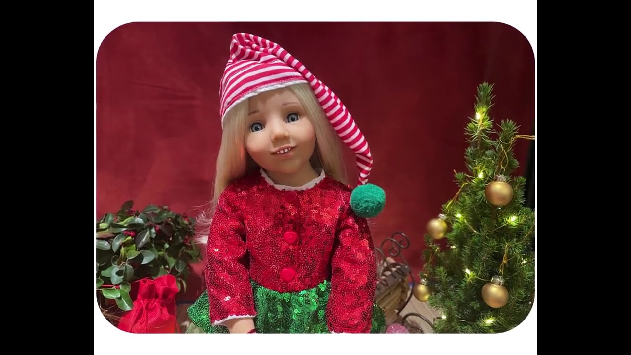 Gotz Signature Christmas Elf Dolls Elea and Anne