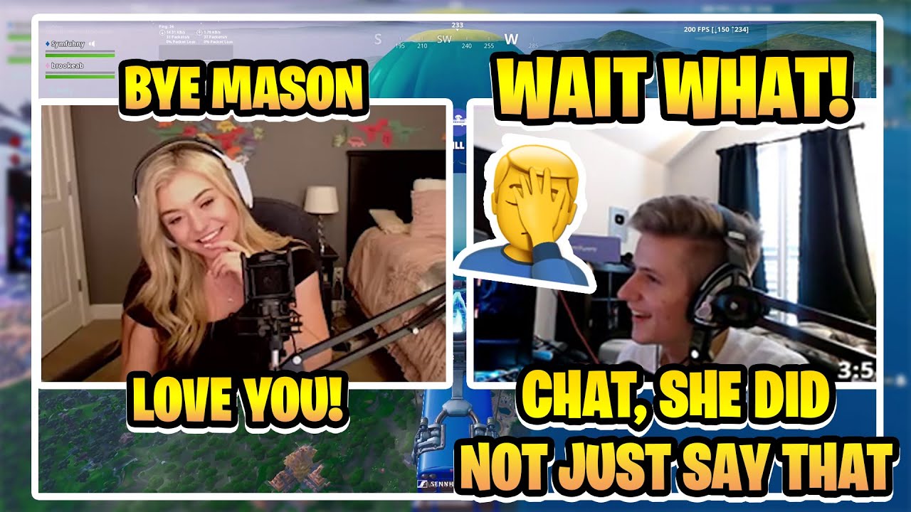 BROOKE FINALLY SAYS SHE LOVES SYMFUHNY ON STREAM