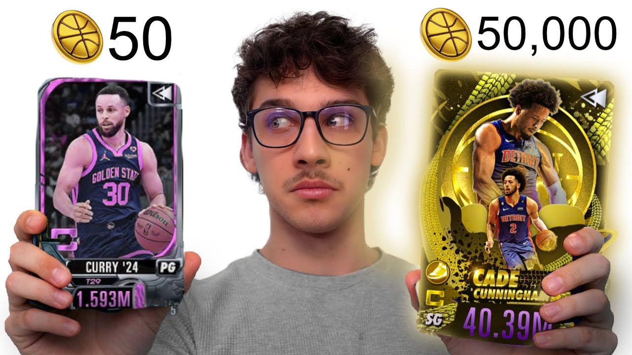 Команда NBA 2K Mobile за 1 доллар против команды за 100 долларов