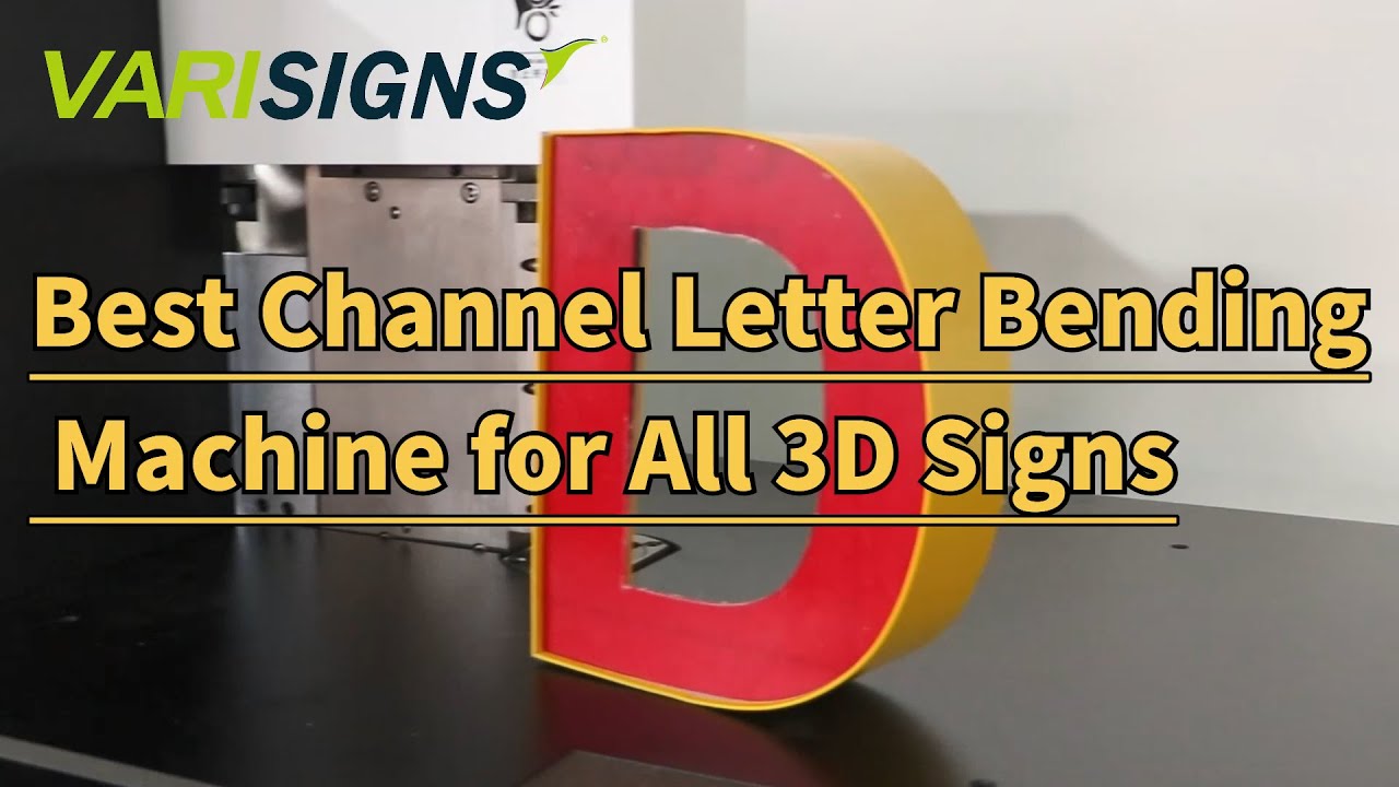 Best Channel Letter Bending Machine for all 3D sign letters making, versatile channel bender machine