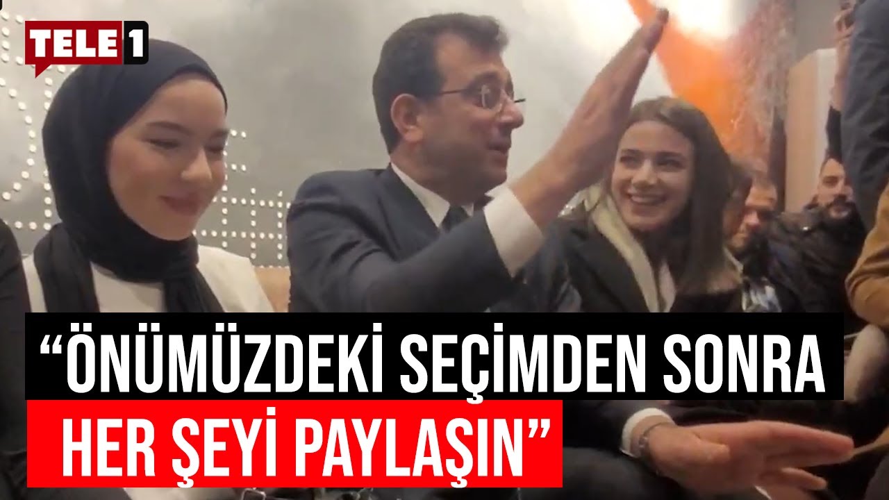 İmamoğlu'nun gençlerle sohbetinde güldüren anlar...