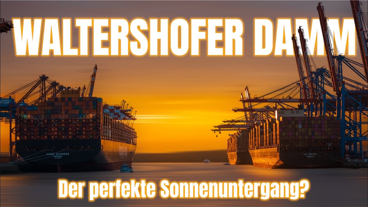 Der PERFEKTE SONNENUNTERGANG am WALTERSHOFER DAMM in Hamburg?