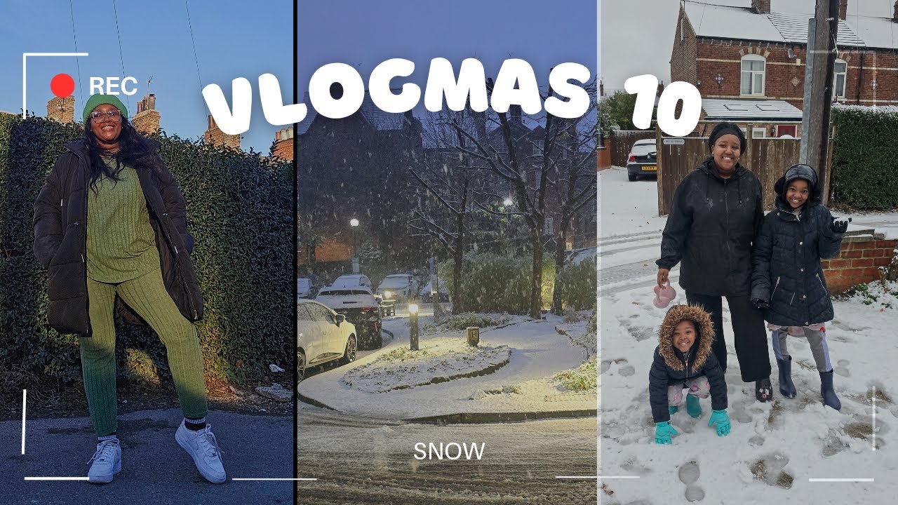 SNOW IN EUROPE|SECRETE SANTA|SHEIN HAUL|COOKING|GROCERIES IN THE UK