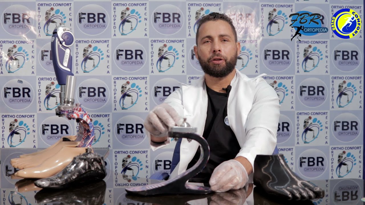 Pés F1 e F2 para prótese mecânica fabricados sob medida da marca Ortho Confort