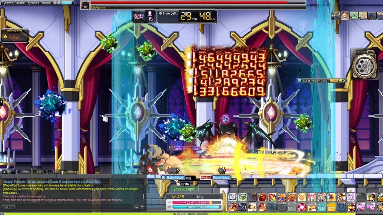 Blaster's Override 5th Job Skill: Gatling Punch
