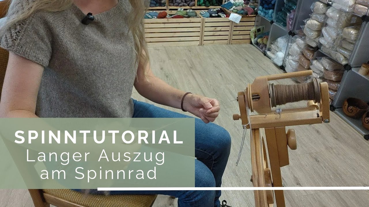 Tutorial Langer Auszug am Spinnrad