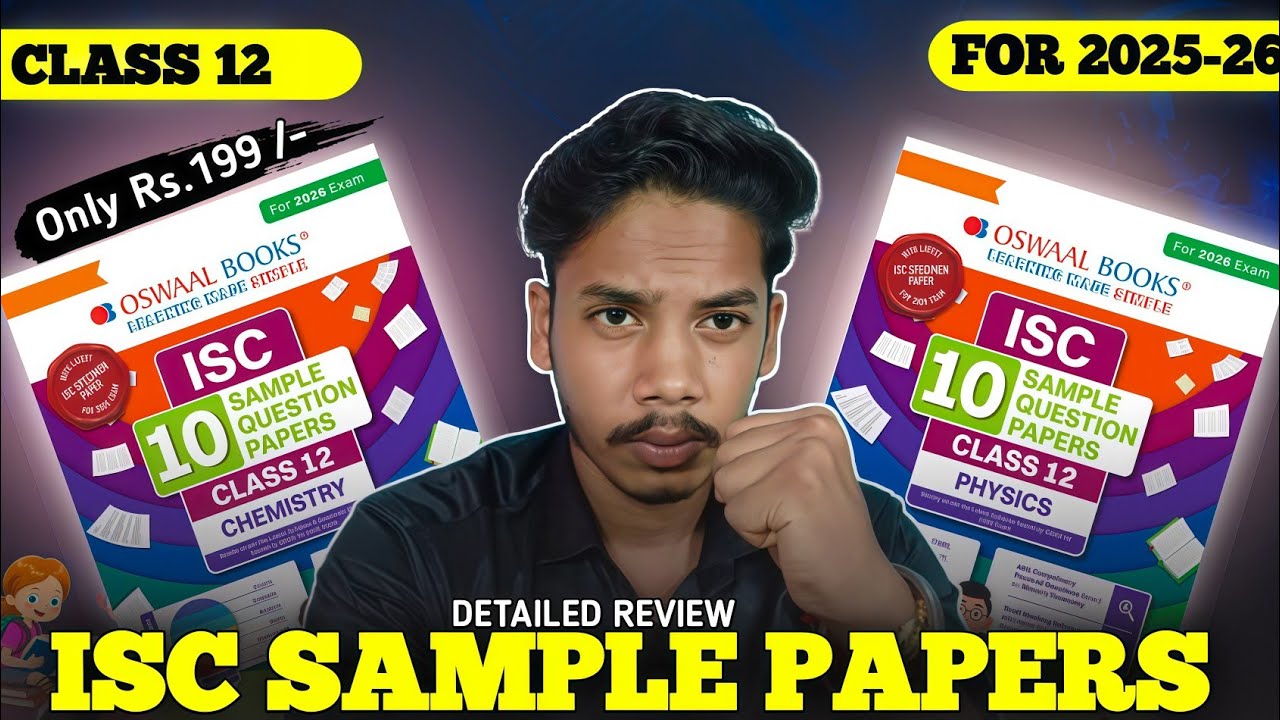 Oswaal ISC Sample Papers Class 12 2025-26 | Best Sample Papers For Class 12 2025-26