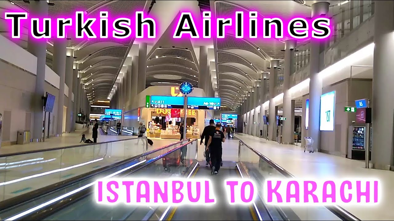 Istanbul Take-off | Istanbul to Karachi - Turkish Airlines Economy Class | A330
