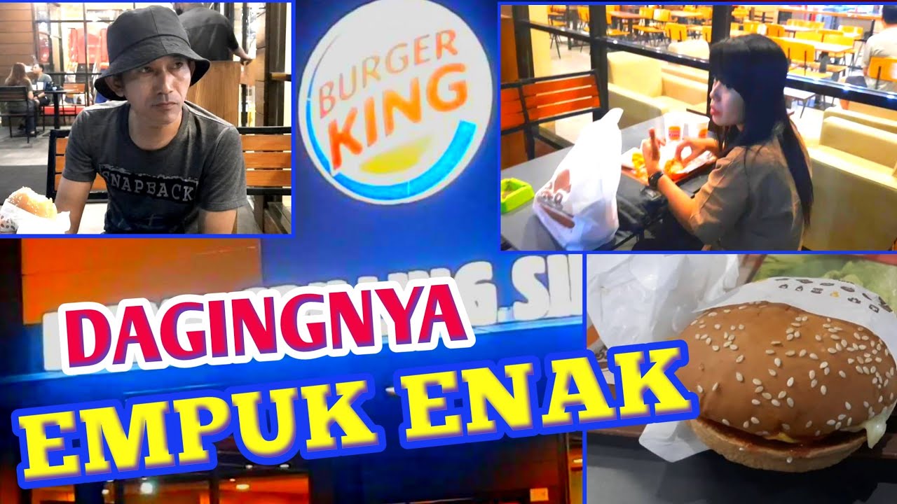 BURGER KING MER RUNGKUT | HALAMAN PARKIR LUAS, SUASANANYA TENANG DAN NYAMAN
