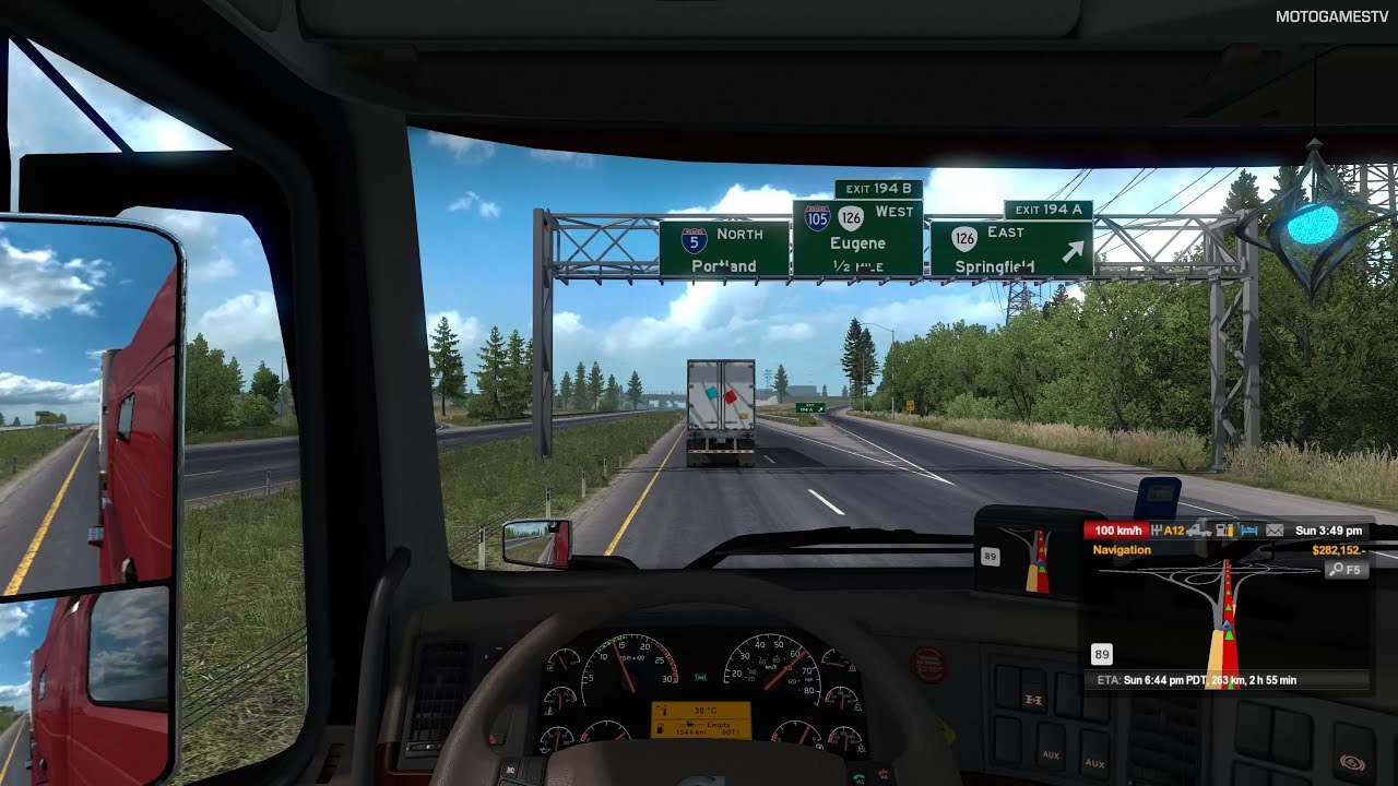 American Truck Simulator - Driving Through Oregon to Portland [4K 60FPS]