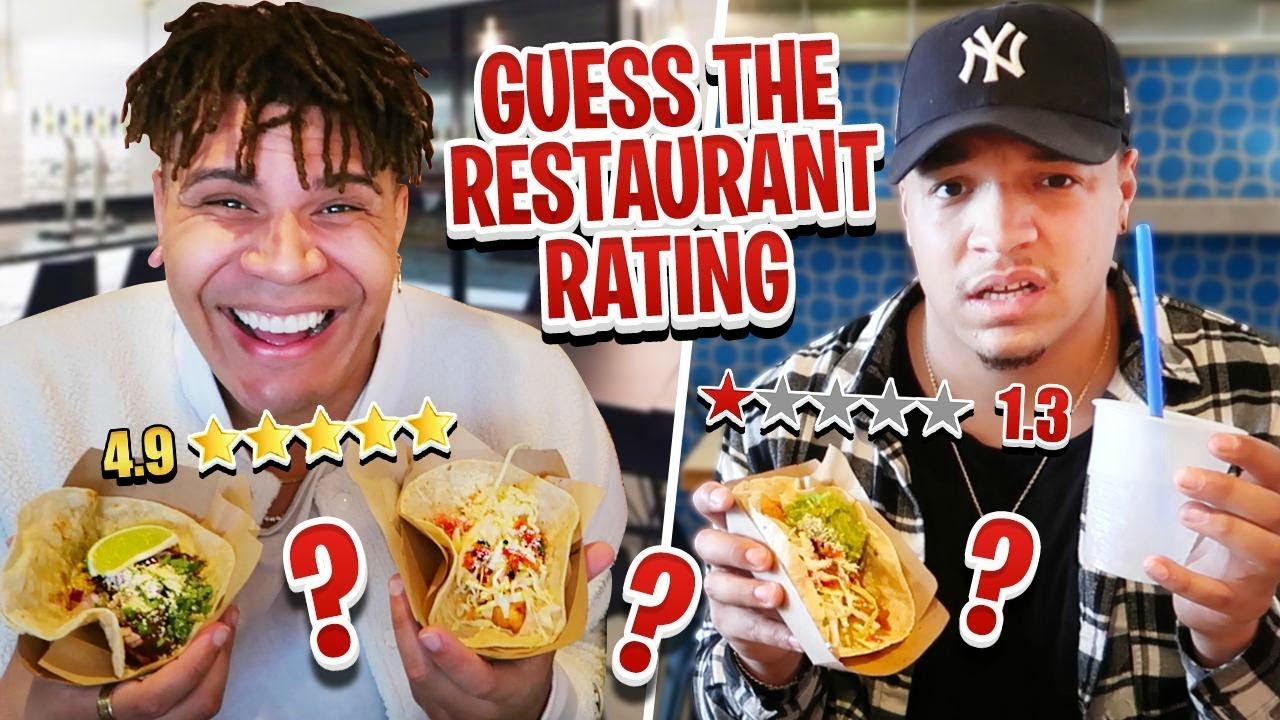 Guess The Restaurant Rating!!! (BEST or WORST Reviewed Restaurant In My City) FT WOLFIE