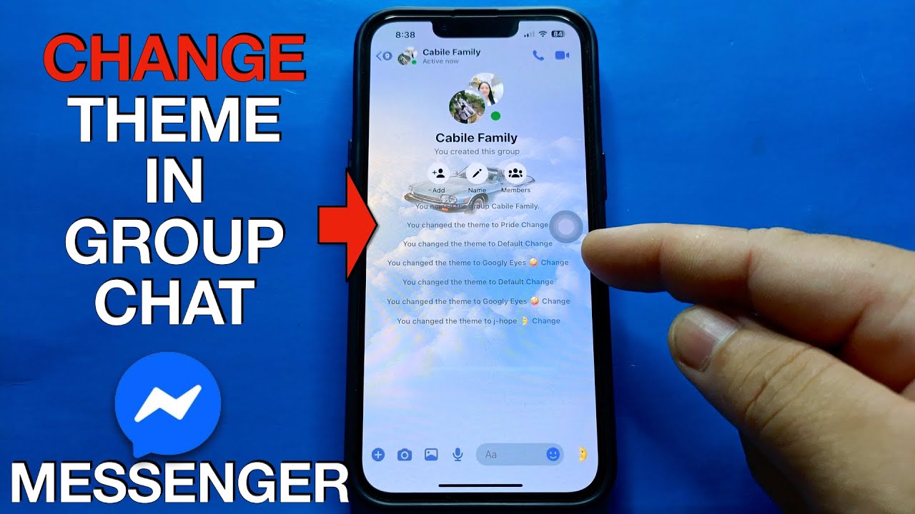 How to Change Theme in Facebook Messenger Group Chat
