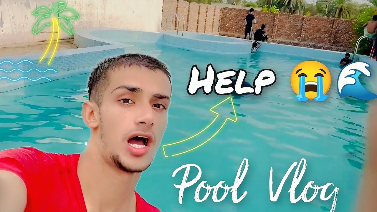 Pool Vlog 🏊‍♂️|| Anas k sath akely nhaya 😂