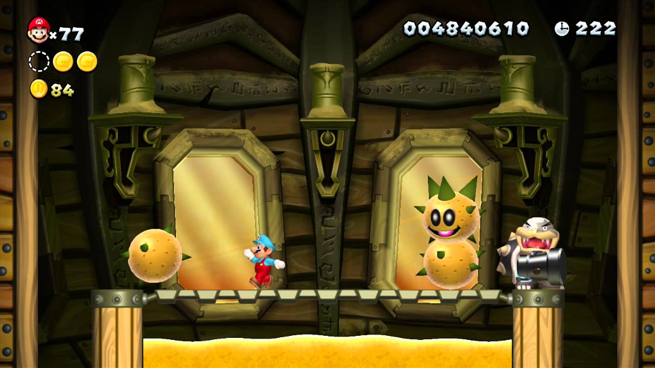 New Super Mario Bros. U Boss 2 - Morton Koopa Jr.
