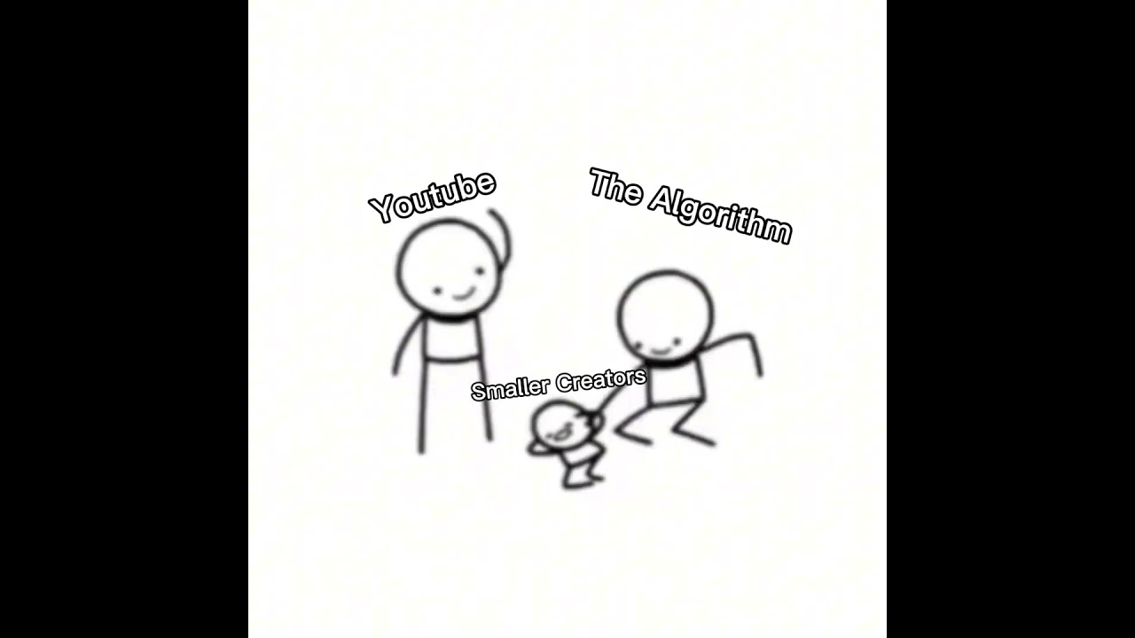 Youtube and Algorithm vs. Small Creators|#relatable #irl #algorithm #youtube #smallcreators #small