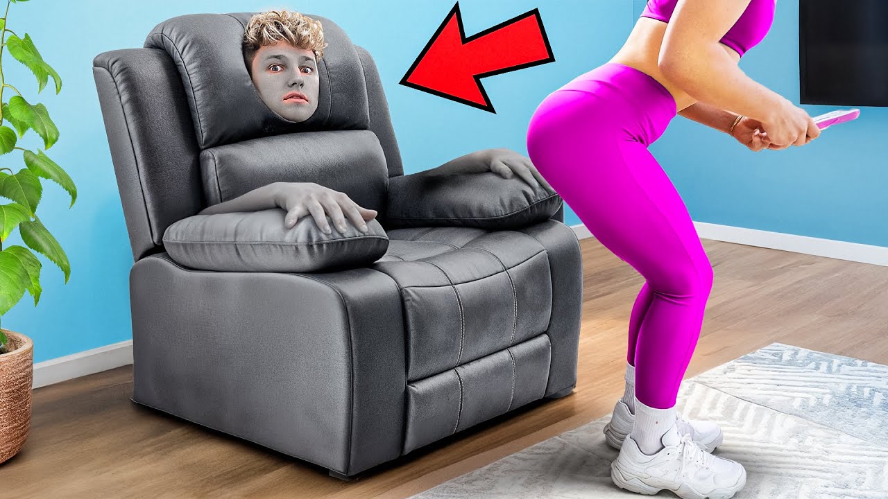 I Built a SECRET Chair to Scare My Girlfriend!