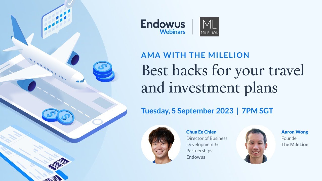 AMA with The MileLion: best hacks for your travel and investment plans
