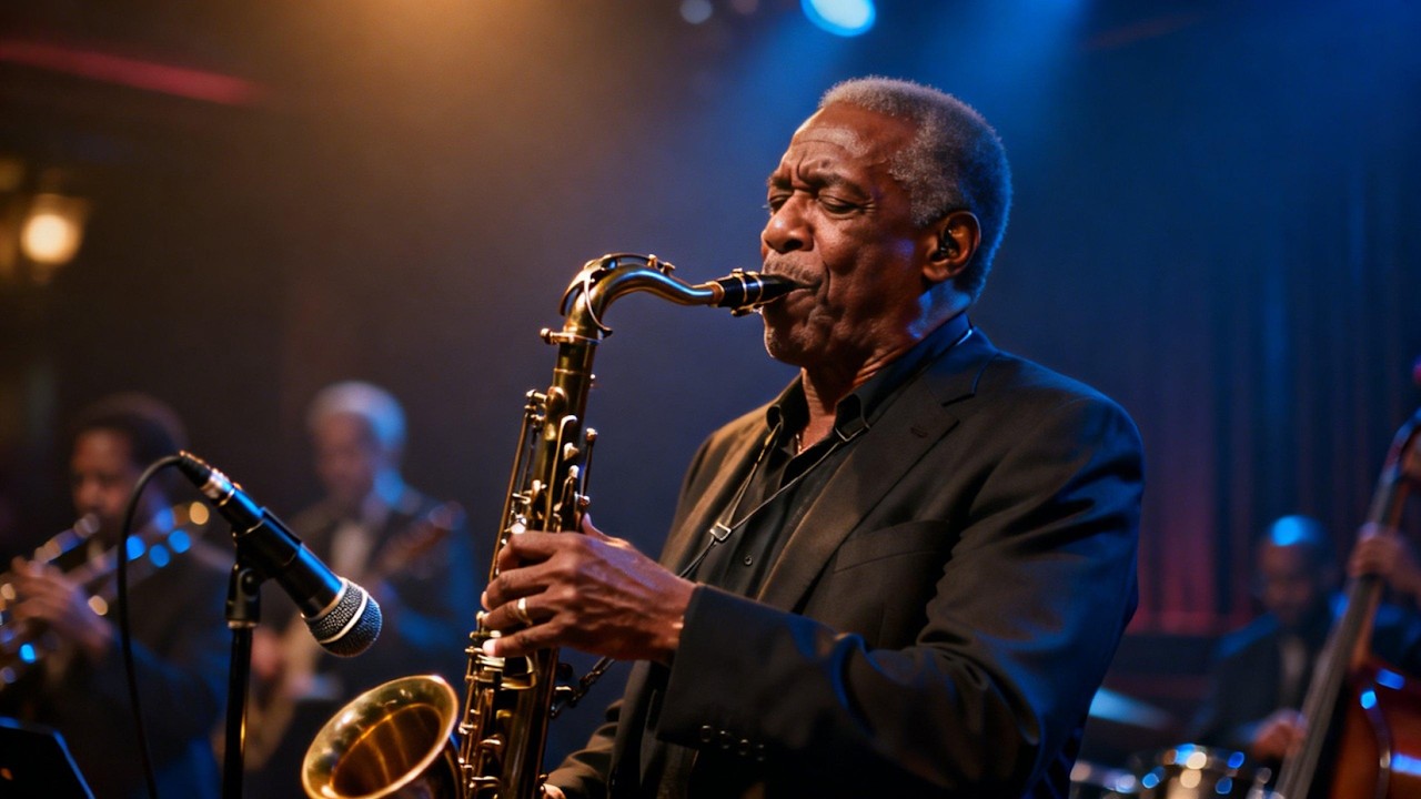 Tenor Sax Takes Over — Deep Groove Blues Session