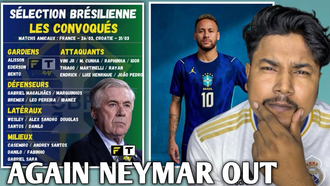 Brazil Squad !! আনচেলত্তির পারিবারিক ব্রাজিল দল !! FT YUBRAJ 