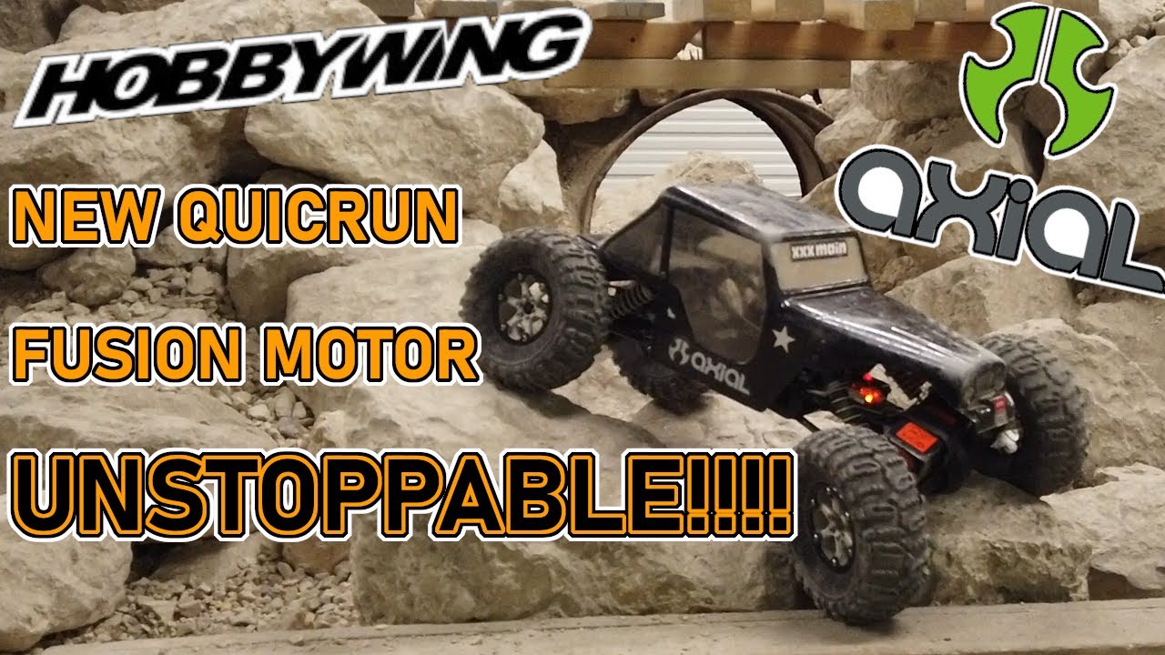 AXIAL AX10 SCRPION: NEW HOBBYWING MOTOR AND CRAWL